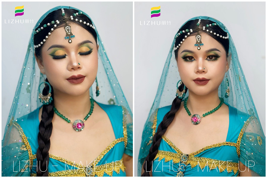 印度舞臺妝， 0基礎(chǔ)學(xué)彩妝造型